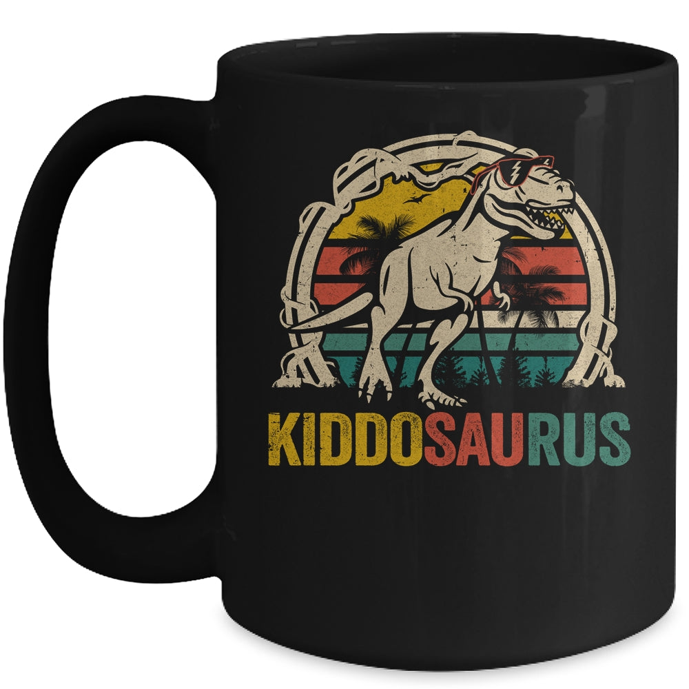 Kiddosaurus T Rex Dinosaur Kiddo Saurus Family Matching Mug | siriusteestore