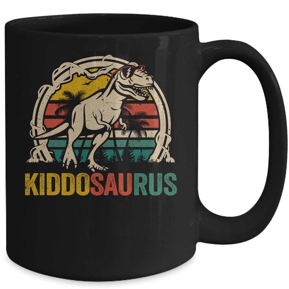 Kiddosaurus T Rex Dinosaur Kiddo Saurus Family Matching Mug | siriusteestore