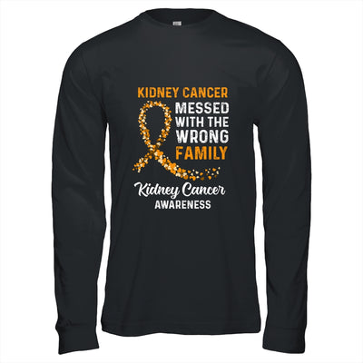 Kidney Cancer Awareness Messed With The Wrong Family Support Shirt & Hoodie | siriusteestore