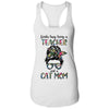 Kinda Busy Being A Teacher And A Cat Mom Shirt & Tank Top | siriusteestore