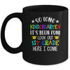 Kindergarten Graduation 1st Here I Come Class of 2022 Mug | siriusteestore