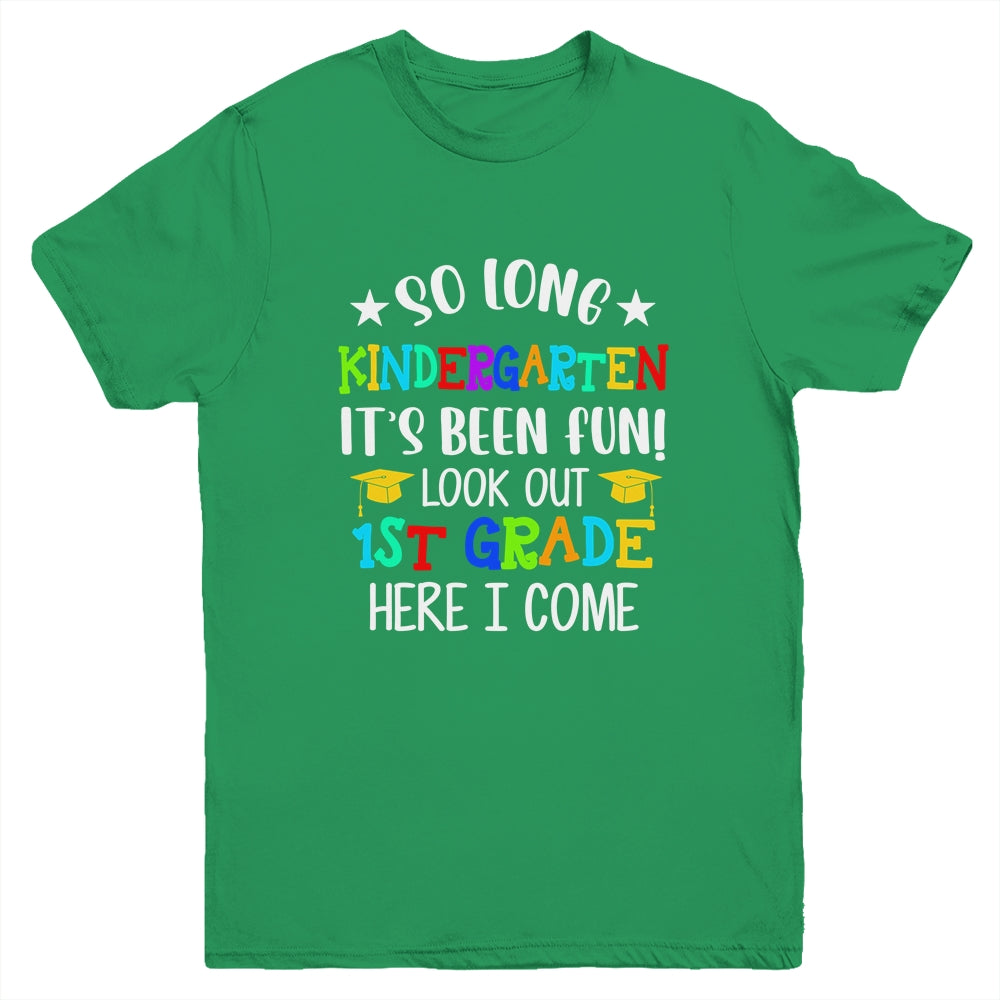 Kindergarten Graduation 1st Here I Come Class of 2022 Youth Shirt | siriusteestore