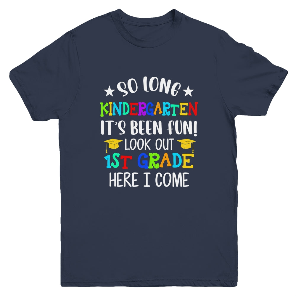 Kindergarten Graduation 1st Here I Come Class of 2022 Youth Shirt | siriusteestore