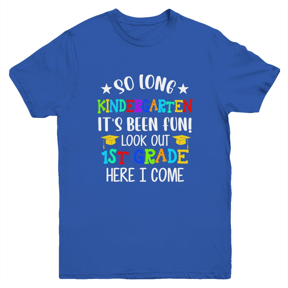 Kindergarten Graduation 1st Here I Come Class of 2022 Youth Shirt | siriusteestore