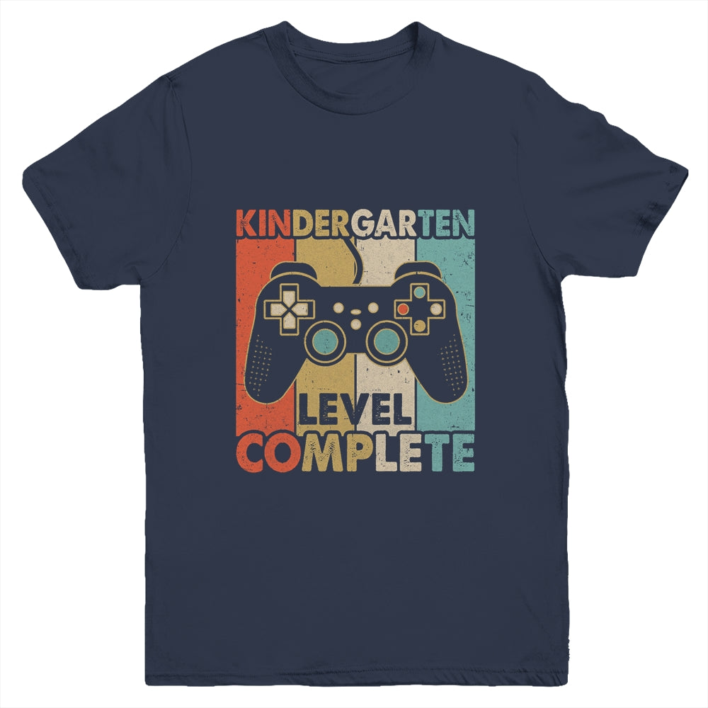 Kids Cool Video Game Kindergarten Level Complete Graduation T-Shirt Kids Cool Video Game Kindergarten Level Complete Graduation T-Shirt