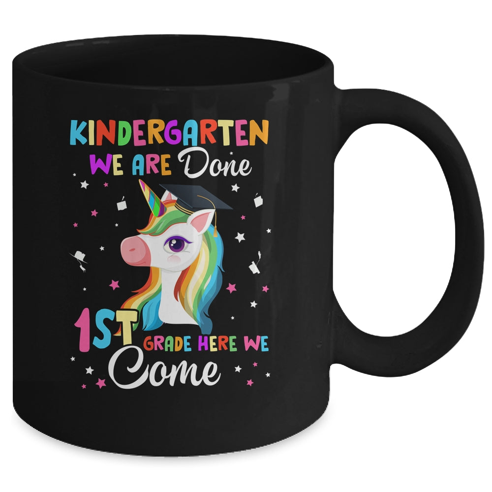 Kindergarten Graduation Magical Unicorn For Kids Girls Mug | siriusteestore