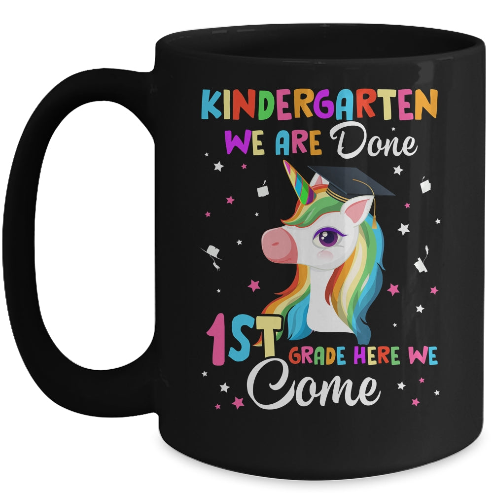 Kindergarten Graduation Magical Unicorn For Kids Girls Mug | siriusteestore