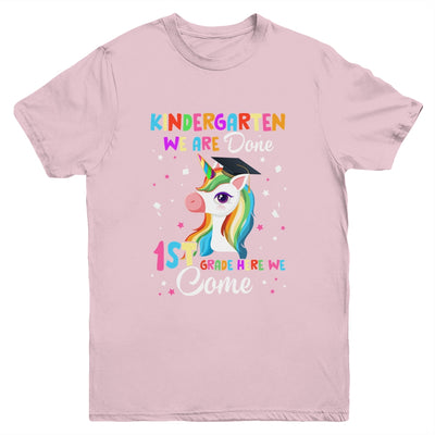 Kindergarten Graduation Magical Unicorn For Kids Girls Youth Shirt | siriusteestore
