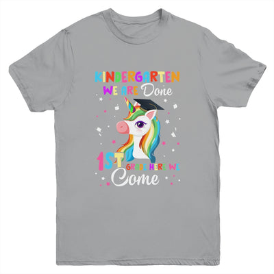 Kindergarten Graduation Magical Unicorn For Kids Girls Youth Shirt | siriusteestore