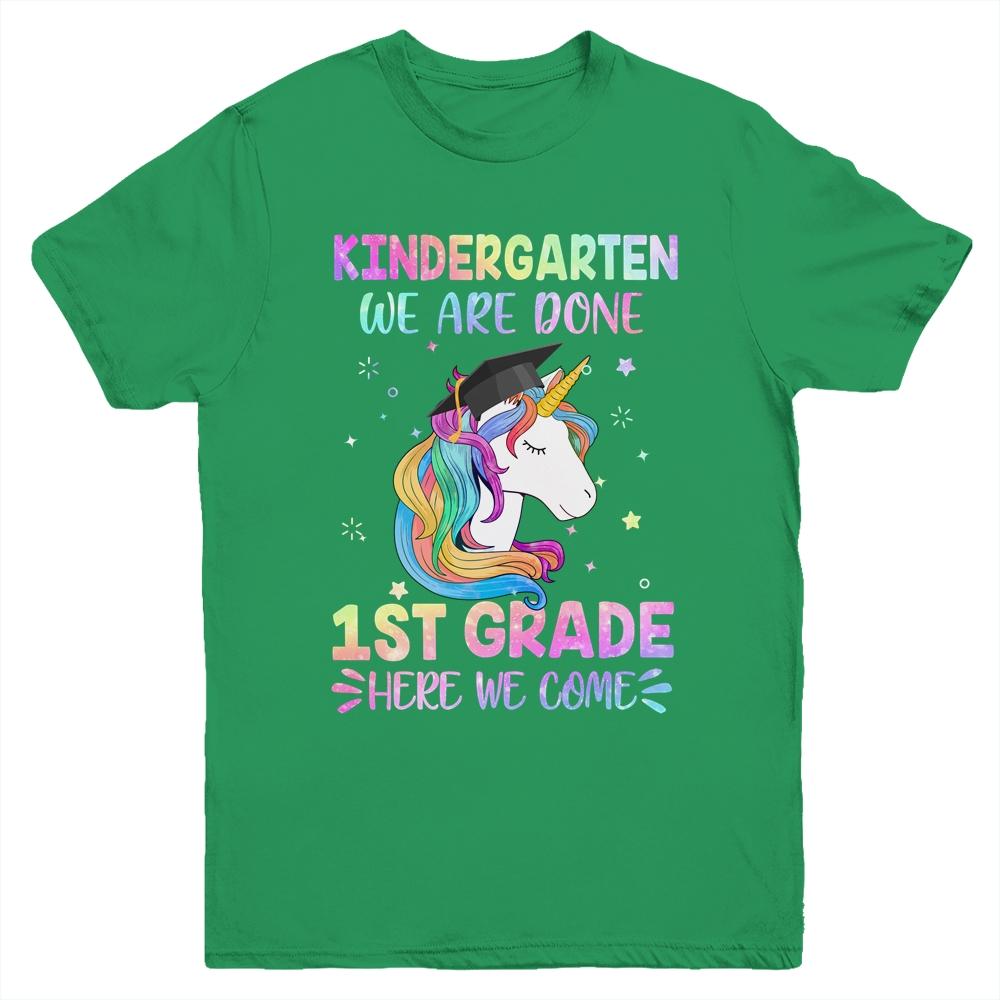 Kindergarten Graduation Magical Unicorn Gifts Youth Shirt | Siriustee.com