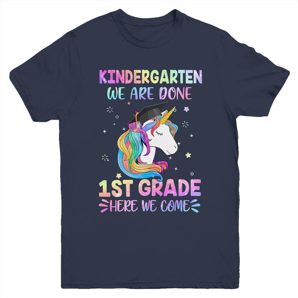 Kindergarten Graduation Magical Unicorn Gifts Youth Shirt | Siriustee.com