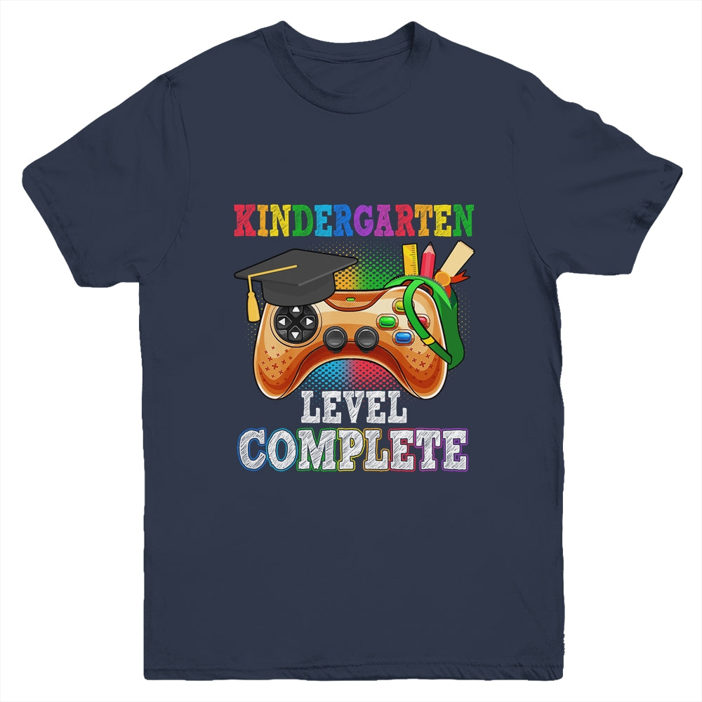 Kindergarten Level Complete Last Day Of School Graduation Youth Shirt | siriusteestore