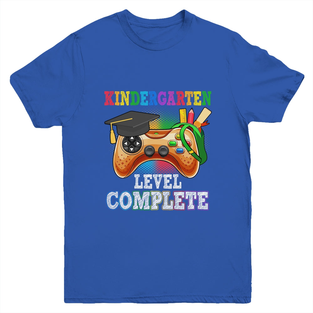Kindergarten Level Complete Last Day Of School Graduation Youth Shirt | siriusteestore