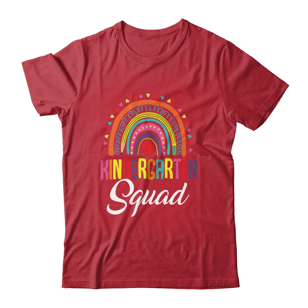 Kindergarten Squad Team For First Day Of School Teacher Kids Shirt & Hoodie | siriusteestore