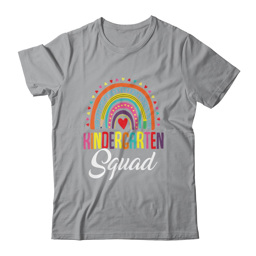 Kindergarten Squad Team For First Day Of School Teacher Kids Shirt & Hoodie | siriusteestore