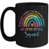 Kindergarten Teacher Squad Tie Dye Rainbow Back To School Mug | siriusteestore