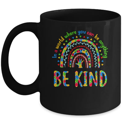 Kindness Autism Awareness Rainbow World Autism Awareness Day Mug | siriusteestore