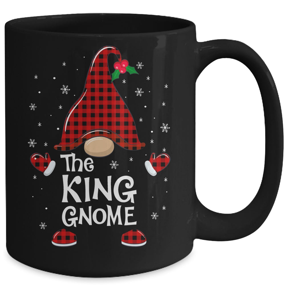 King Gnome Buffalo Plaid Matching Christmas Pajama Gift Mug | siriusteestore