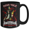 Knight Templar Deus Vult He Trains My Hands For War Mug | siriusteestore