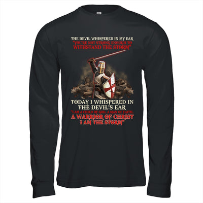 Knight Templar I Am A Child Of God A Warrior Of Christ I Am The Storm Shirt & Hoodie | siriusteestore