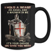 Knight Templar I Hold A Beast An Angel And A Madman In Me Mug | siriusteestore