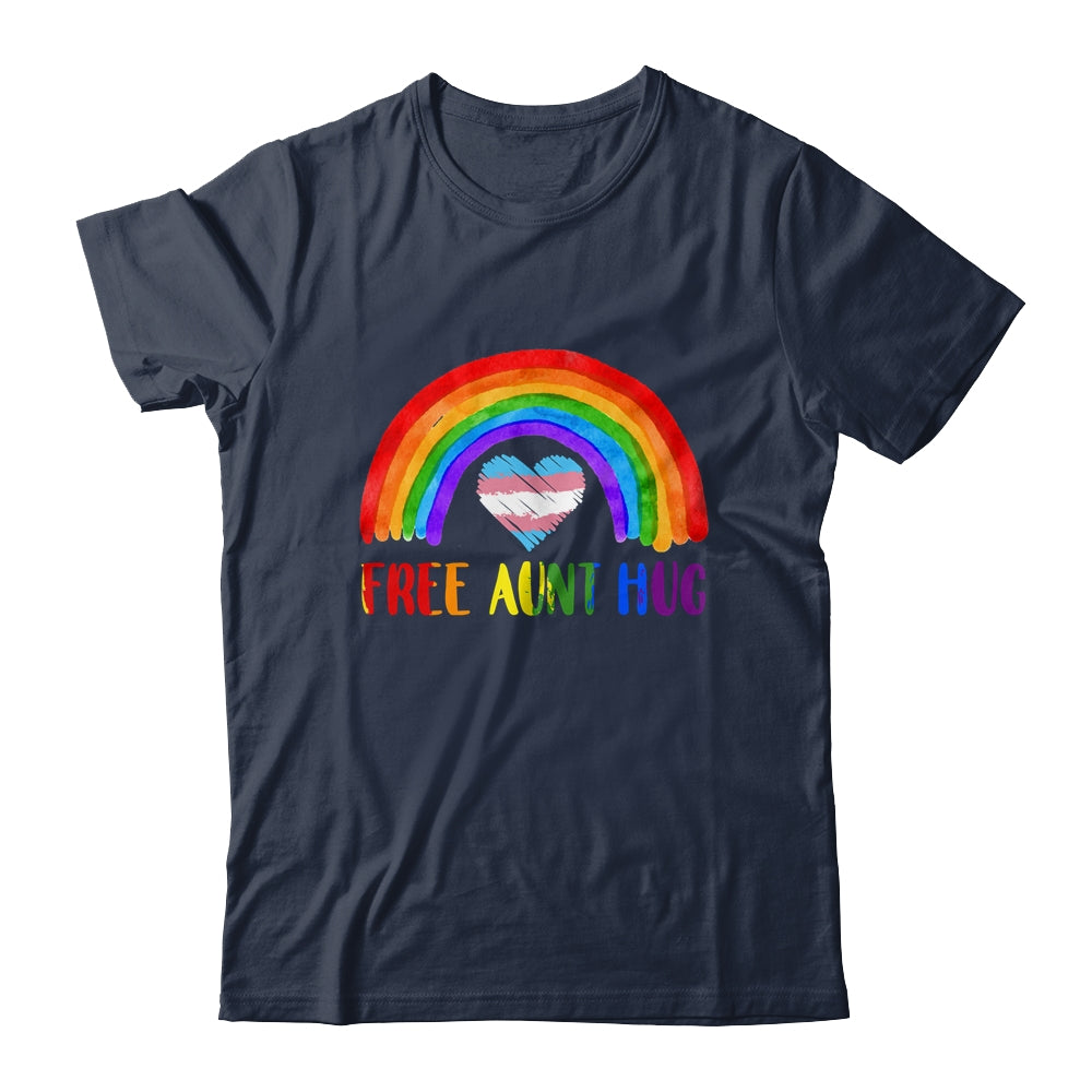 LGBTQ Free Aunt Hugs Gay Pride LGBT Rainbow Mother's Day Shirt & Tank Top | siriusteestore