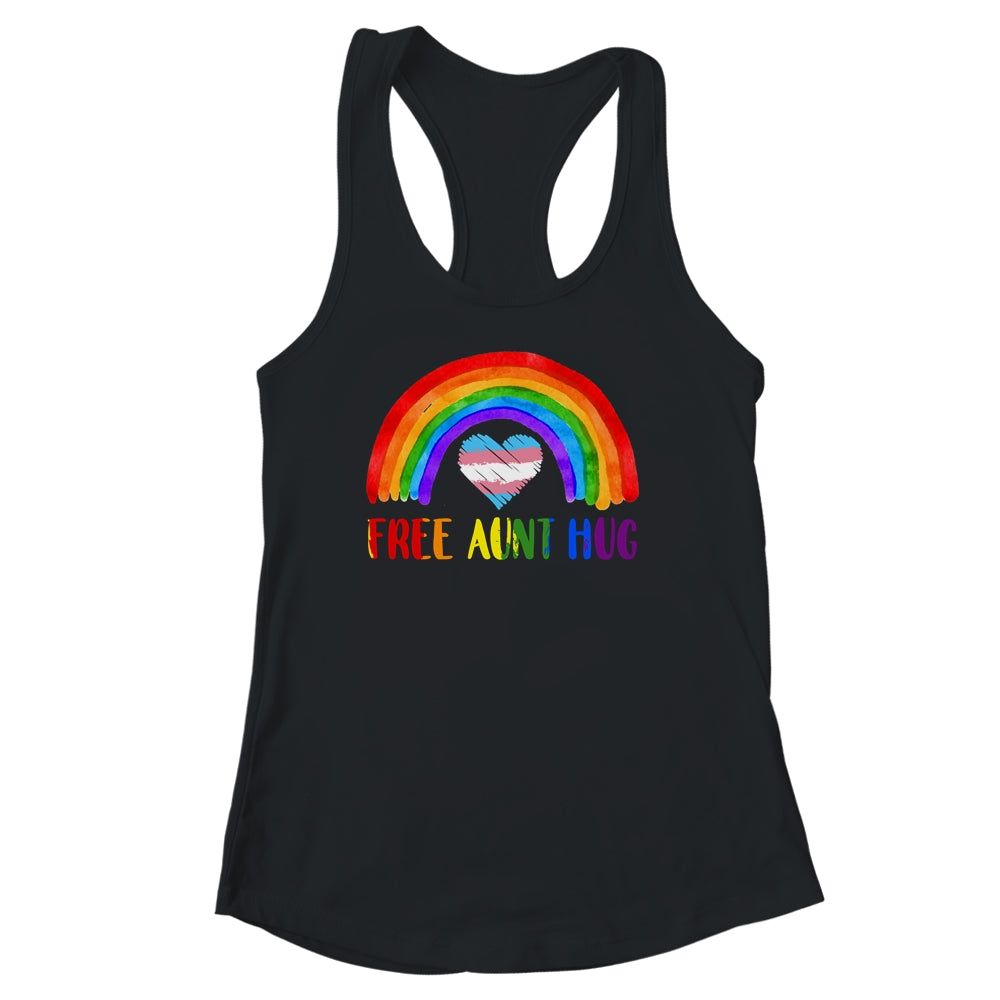 LGBTQ Free Aunt Hugs Gay Pride LGBT Rainbow Mother's Day Shirt & Tank Top | siriusteestore