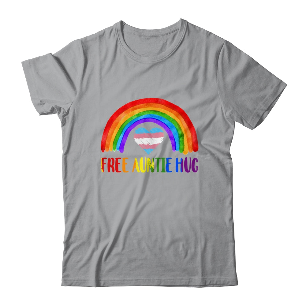 LGBTQ Free Auntie Hugs Gay Pride LGBT Rainbow Mother's Day Shirt & Tank Top | siriusteestore