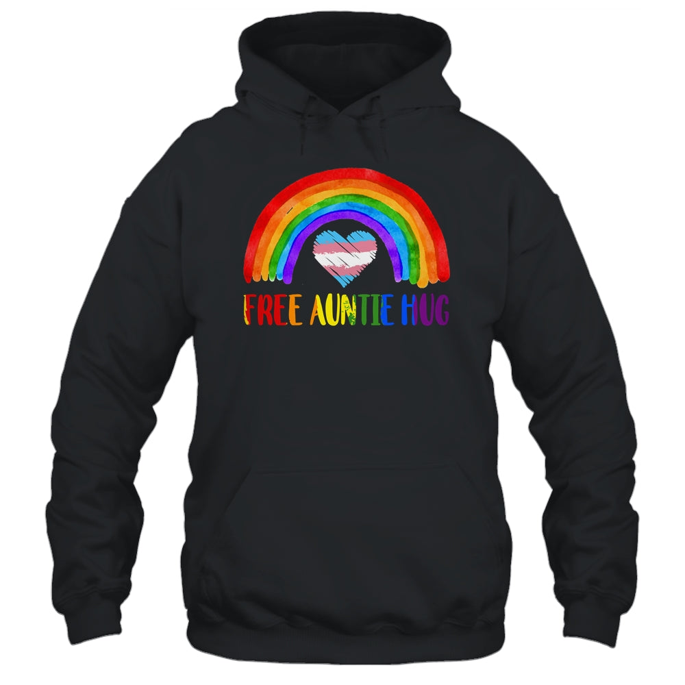 LGBTQ Free Auntie Hugs Gay Pride LGBT Rainbow Mother's Day Shirt & Tank Top | siriusteestore