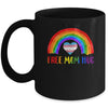 LGBTQ Free Mom Hugs Gay Pride LGBT Rainbow Mother's Day Mug | siriusteestore