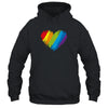 LGBT Gay Pride Flag Heart LGBTQ Shirt & Tank Top | siriusteestore