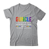LGBT Gay Pride Guncle Definition Rainbow Uncle Lover Support Shirt & Hoodie | Siriustee.com