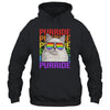 LGBT Purride Gay Pride Rainbow Cat Lover Funny Shirt & Tank Top | Siriustee.com