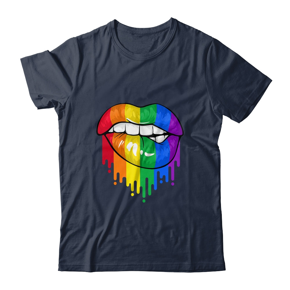 LGBT Rainbow Shirt Lips Pride Gay Homosexual Lesbian Shirt & Tank Top | siriusteestore