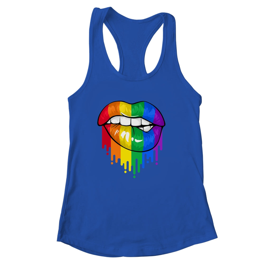 LGBT Rainbow Shirt Lips Pride Gay Homosexual Lesbian Shirt & Tank Top | siriusteestore