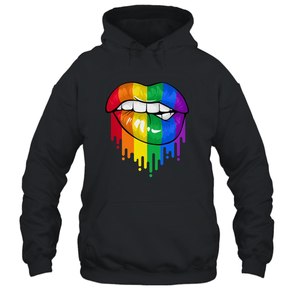 LGBT Rainbow Shirt Lips Pride Gay Homosexual Lesbian Shirt & Tank Top | siriusteestore