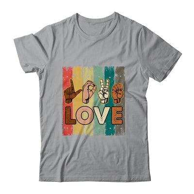 LOVE ASL Love ILY Sign Language Shirt & Hoodie | siriusteestore