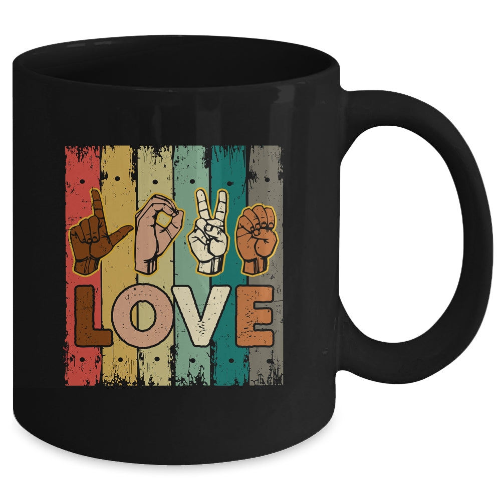 LOVE ASL Love ILY Sign Language Mug | siriusteestore