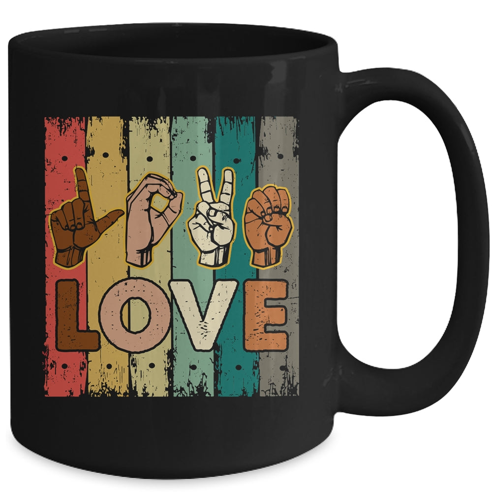 LOVE ASL Love ILY Sign Language Mug | siriusteestore