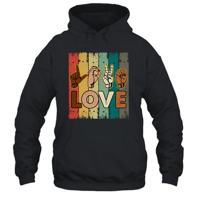 LOVE ASL Love ILY Sign Language Shirt & Hoodie | siriusteestore