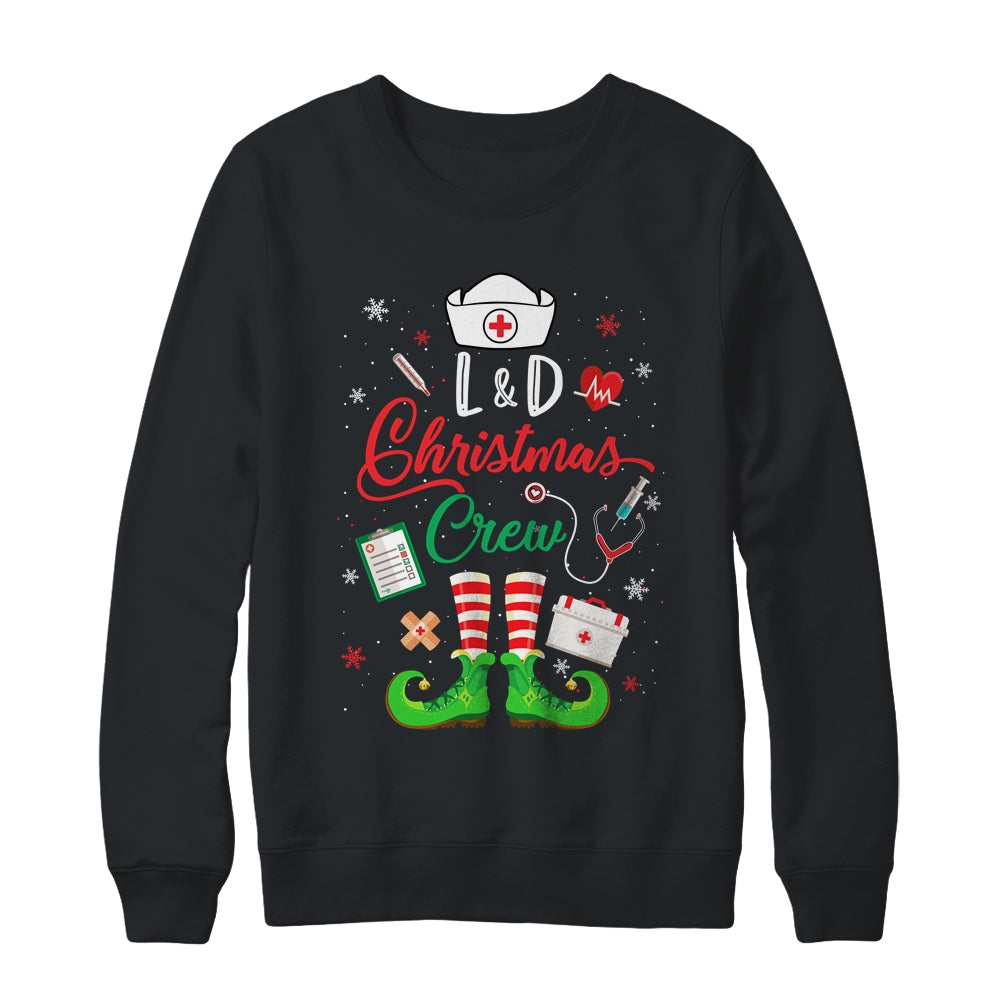 L&D Christmas Crew Labor and Delivery Nurse Shirt & Sweatshirt | siriusteestore