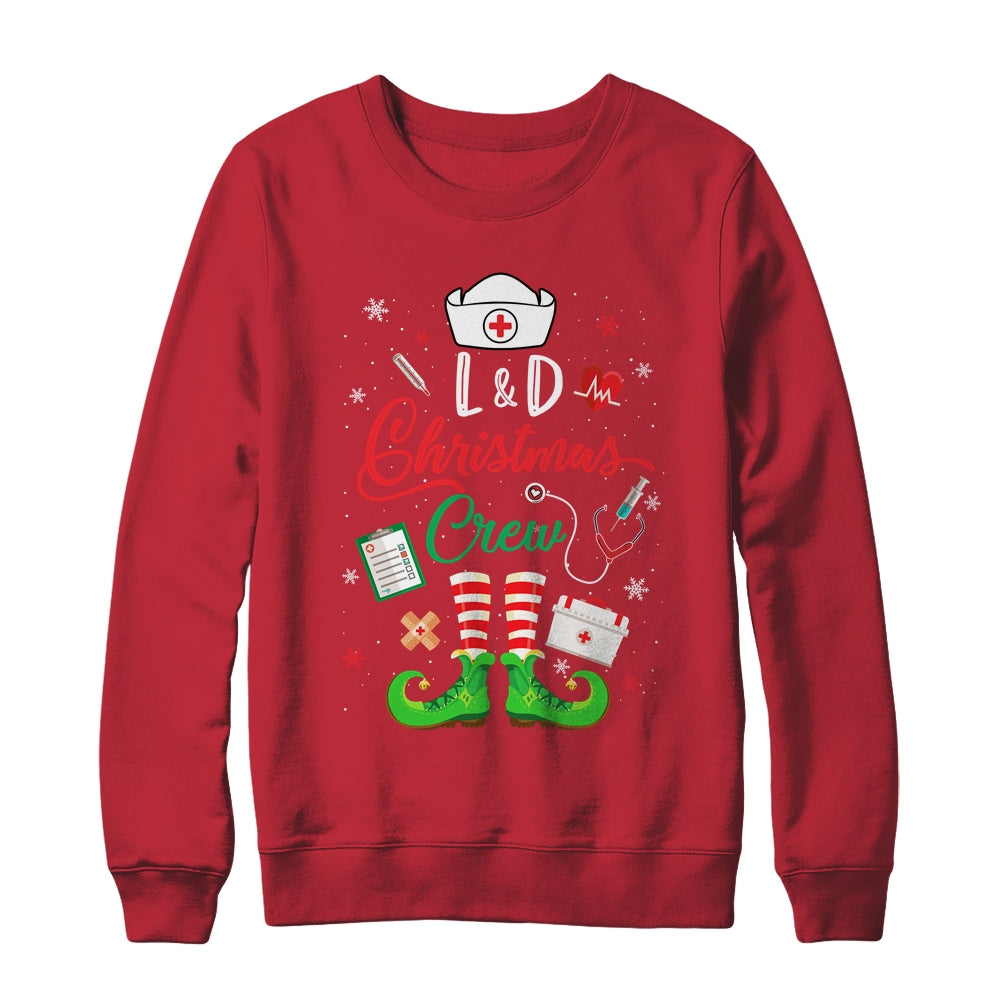 L&D Christmas Crew Labor and Delivery Nurse Shirt & Sweatshirt | siriusteestore