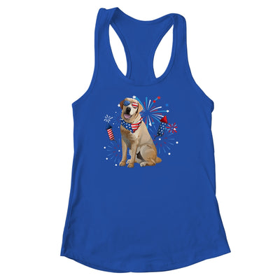 Labrador Dog American USA Flag 4th of July Men women Lover Shirt & Tank Top | siriusteestore