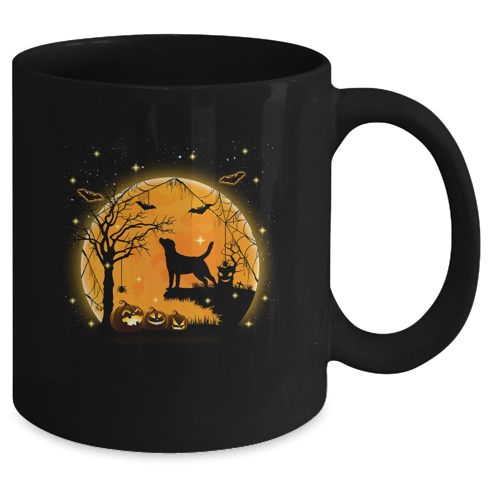 Labrador Dog And Moon Funny Halloween Costume Gift Mug | siriusteestore