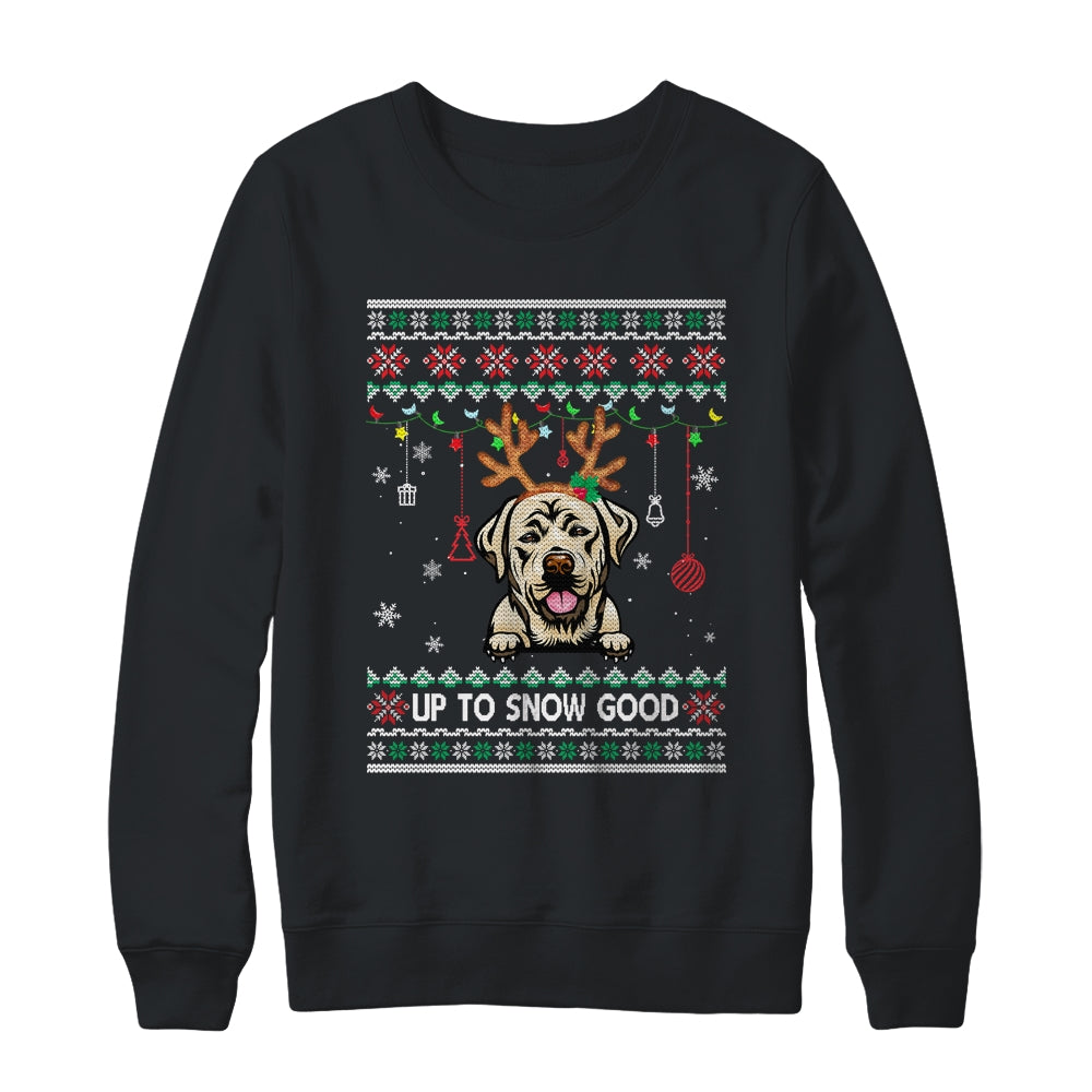 Labrador Dog Reindeer Ugly Christmas Xmas Shirt & Sweatshirt | siriusteestore