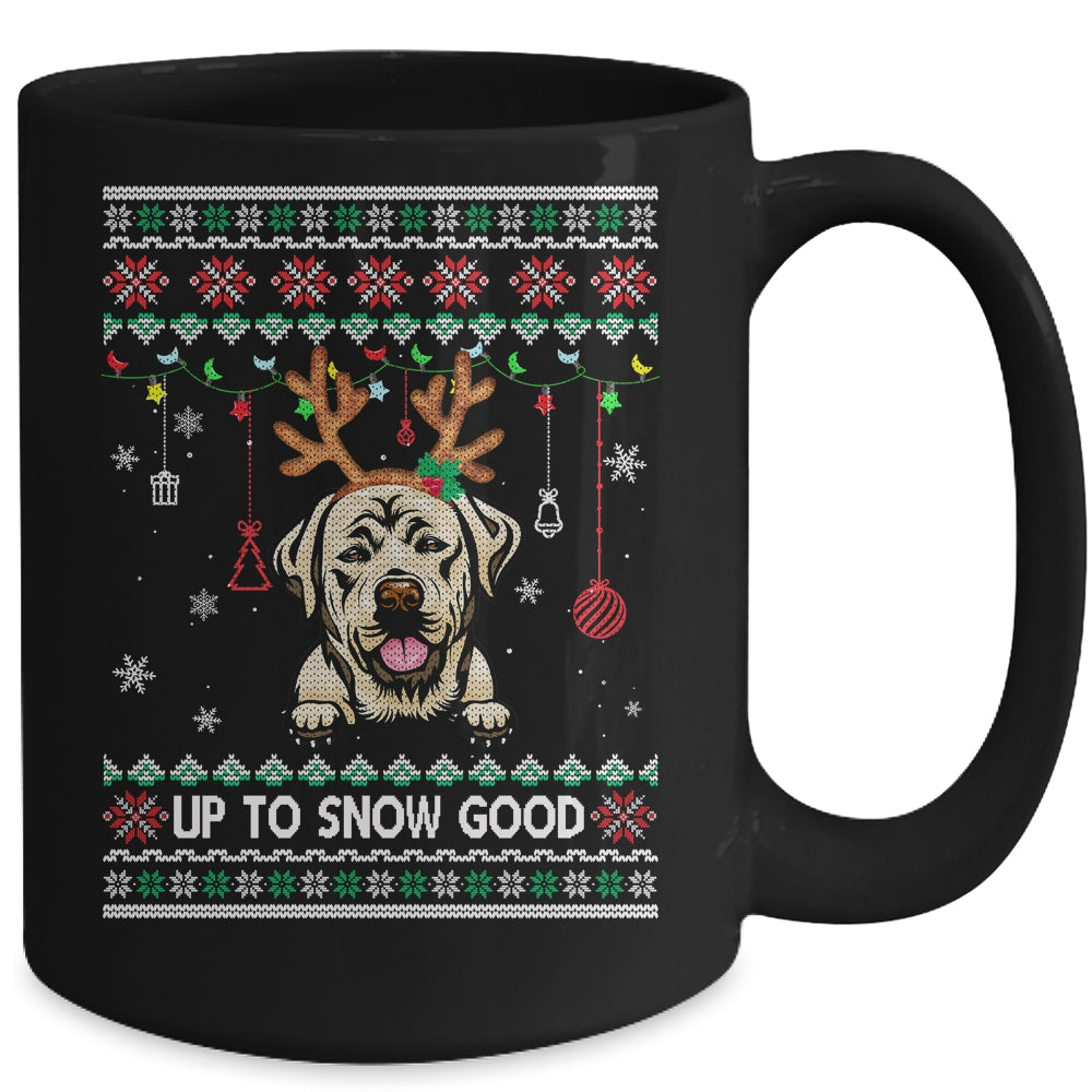 Labrador Dog Reindeer Ugly Christmas Xmas Mug | siriusteestore