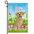 Labrador Happy Easter Day Holiday Flag Funny Dog Dog Wear Bunny Ears Headband Cute for Home Decor | siriusteestore