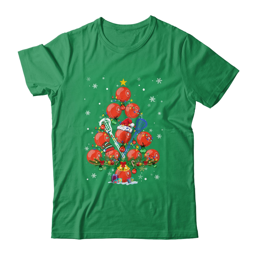 Lacrosse Christmas Tree Santa Pickleball X Mas Lights Shirt & Sweatshirt | siriusteestore