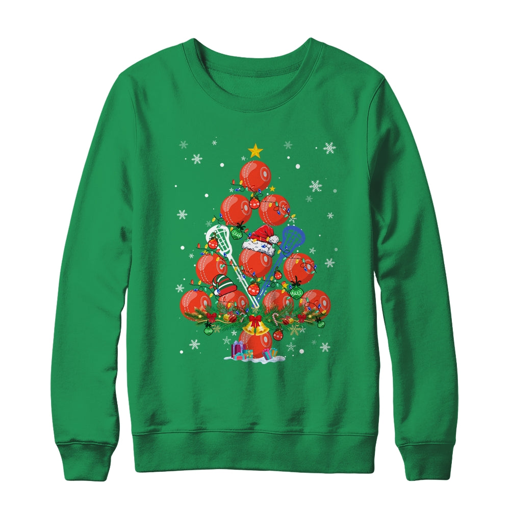 Lacrosse Christmas Tree Santa Pickleball X Mas Lights Shirt & Sweatshirt | siriusteestore