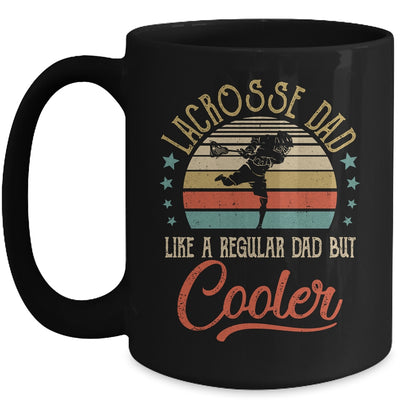 Lacrosse Dad Like A Regular Dad Cooler Vintage Fathers Day Mug | siriusteestore